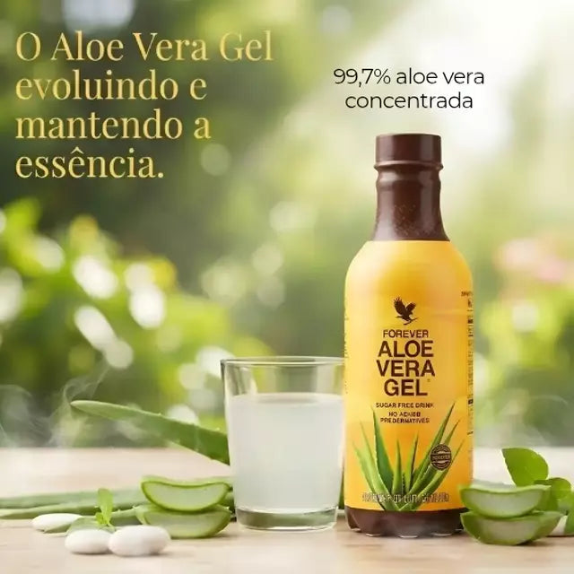 Aloe Vera Gel Puro 1 LT - Nova Embalagem